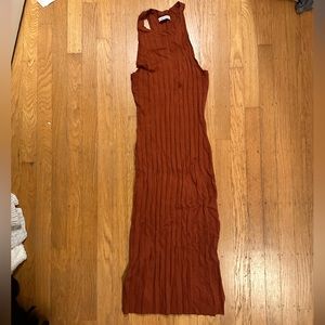 High Neck Ribbed Abercrombie Dress